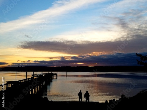 Sunset Joemma Park Longbranch, WA photo