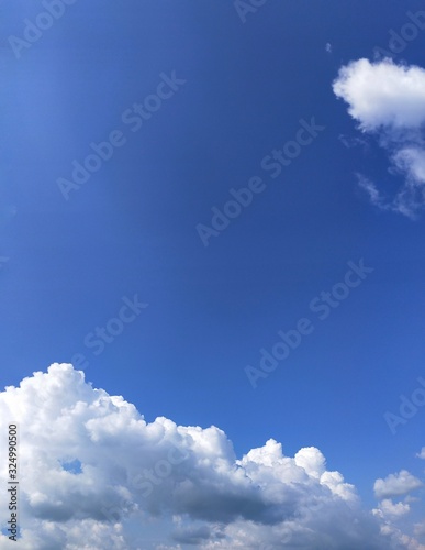 blue sky with clouds