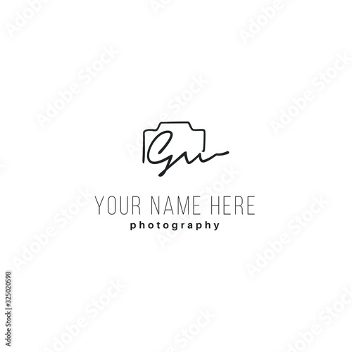 Gw nitial Signature Photography Logo photo