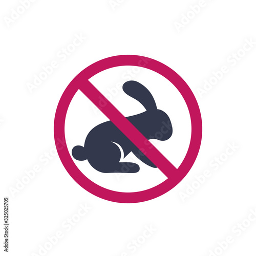 No animal testing, cruelty free icon