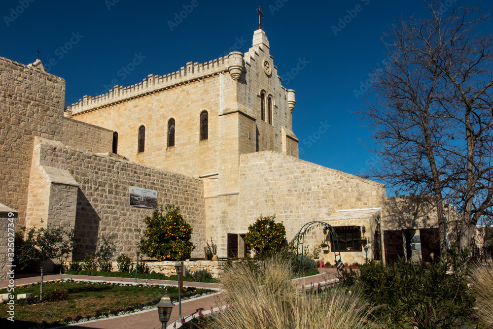 Carmel of the holy Child Jesus in Bethlehem. A place related, among others, to the stay of  Saint Mary of Jesus Crucified