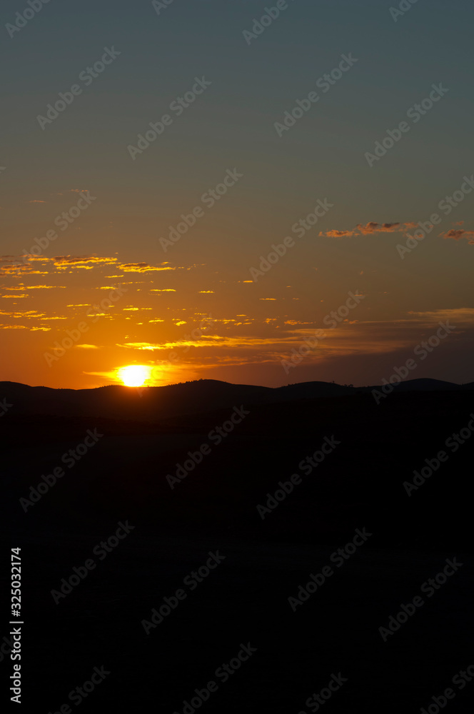 Sunset at Stokes Hill Lookout, Flinders' Ranges, SA, Australia Sunset at Stokes Hill Lookout, Flinders' Ranges, SA, Australia