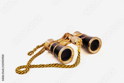 theatrical binoculars on a white background