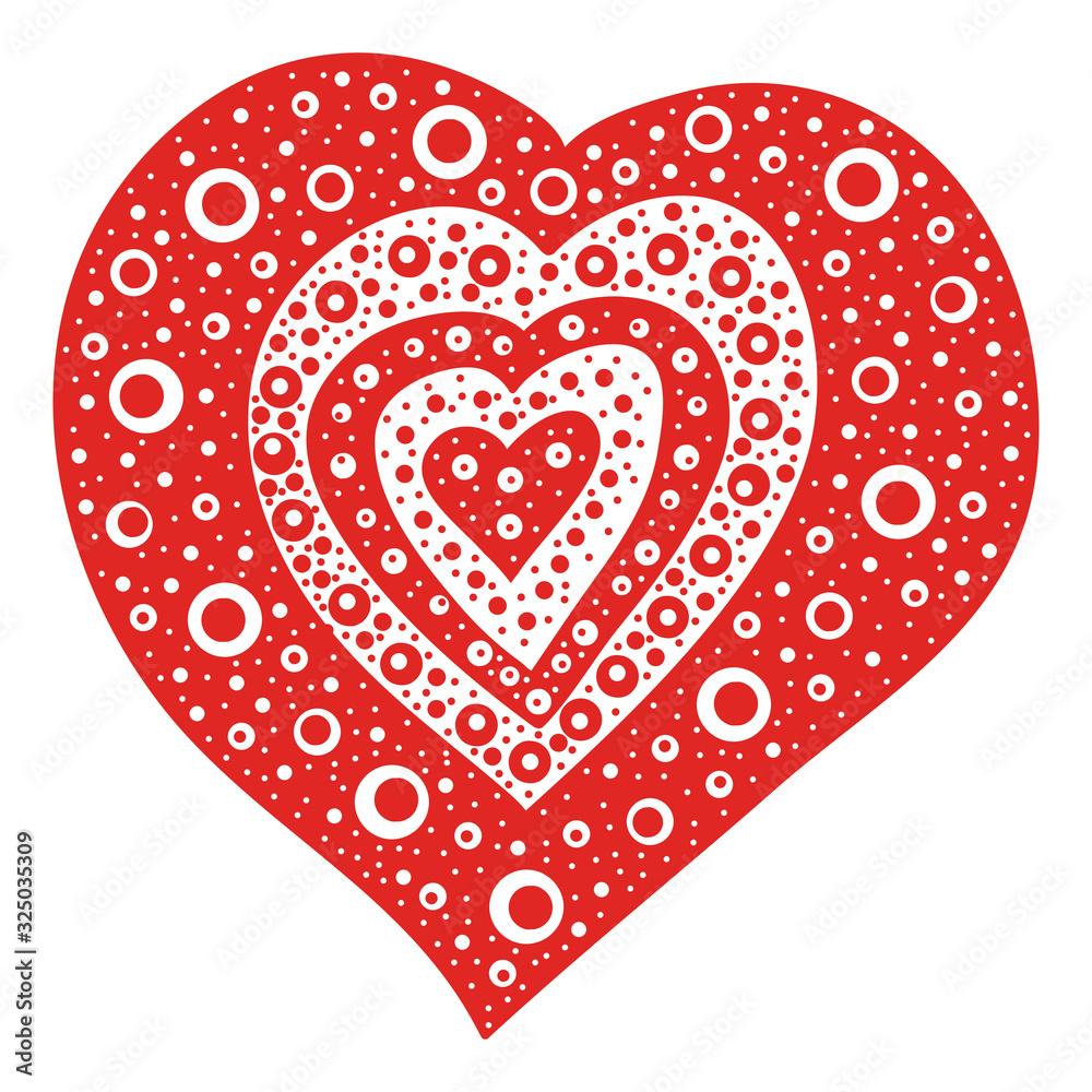 Hand drawn, red, doodle heart. Valentine's day decor element for card, poster. Vector stock illustration. Hand drawn, red, doodle heart. Valentine's day decor element for card, poster. Vector stock illustration.
