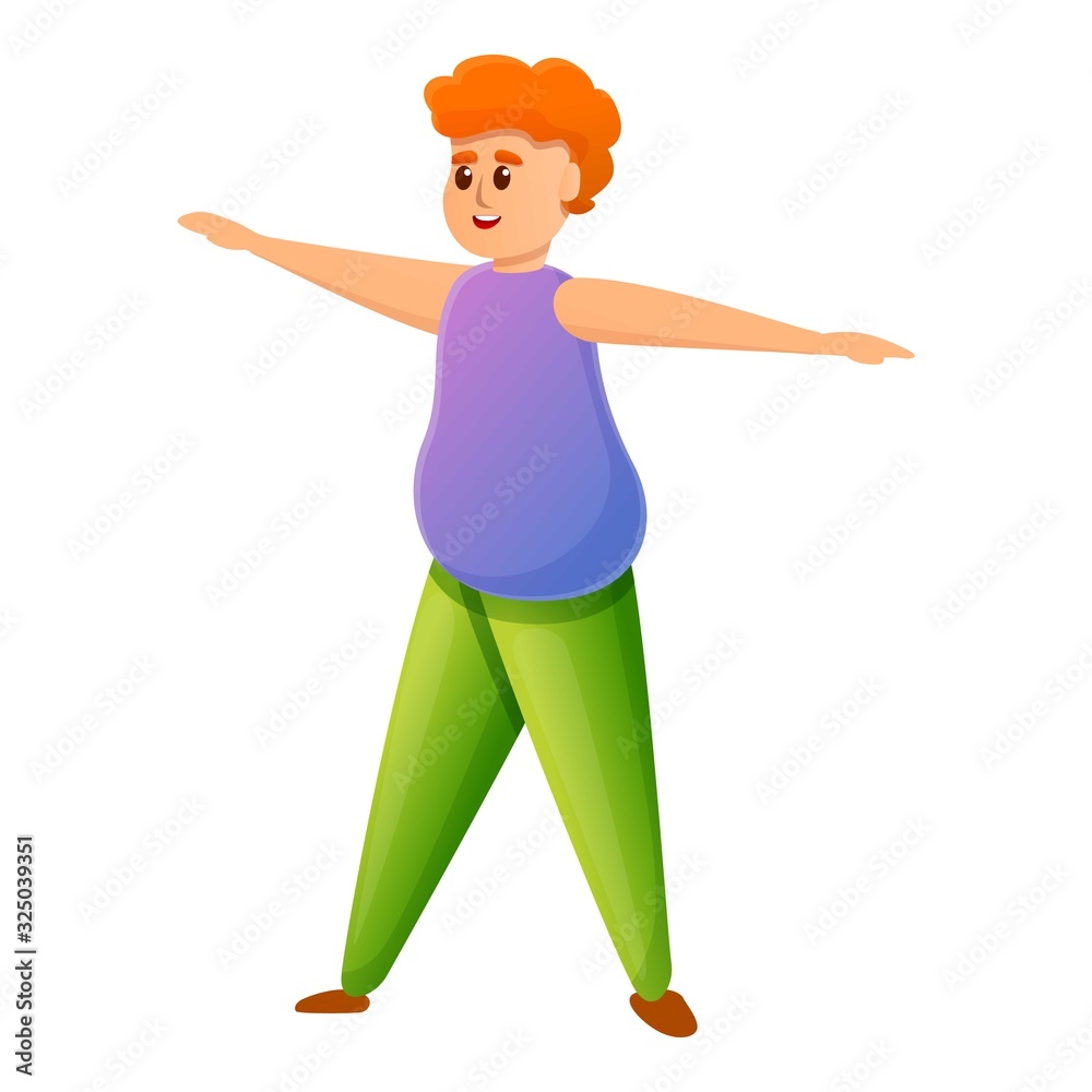 Lifestyle workout icon. Cartoon of lifestyle workout vector icon for web design isolated on white background Lifestyle workout icon. Cartoon of lifestyle workout vector icon for web design isolated on white background