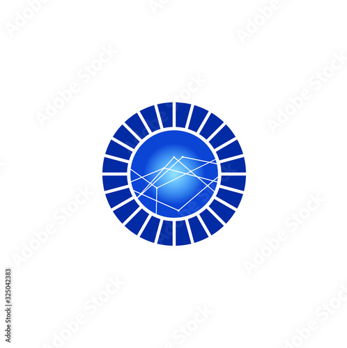 logo concept for statistical data analysis