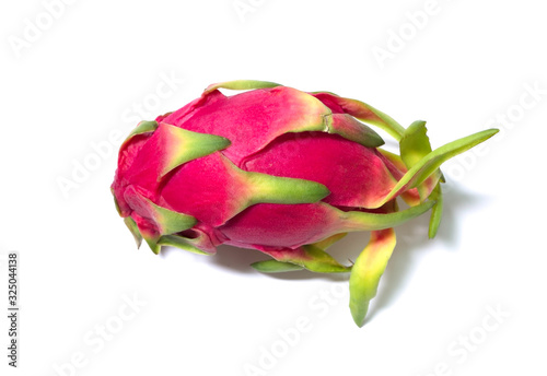 Fresh dragon fruit isolated on white background