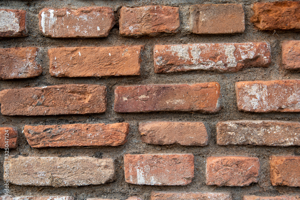 old red brick wall background old red brick wall background