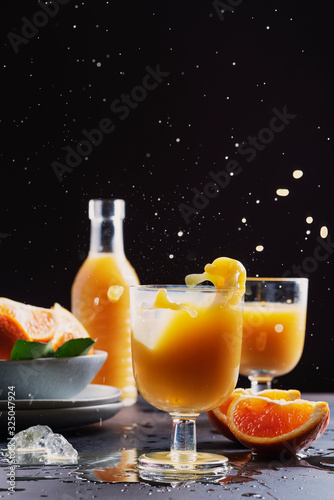Splash of a orande cocktail