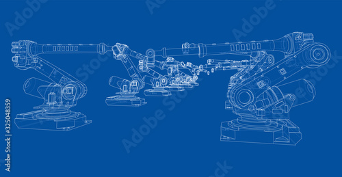 A industral robots manipulators