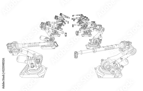 A industral robots manipulators
