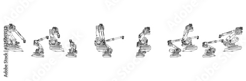 A industral robots manipulators