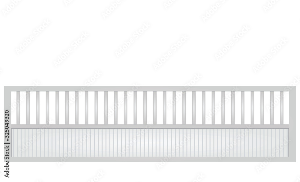 Grey outdoor gate. vector illustration Grey outdoor gate. vector illustration