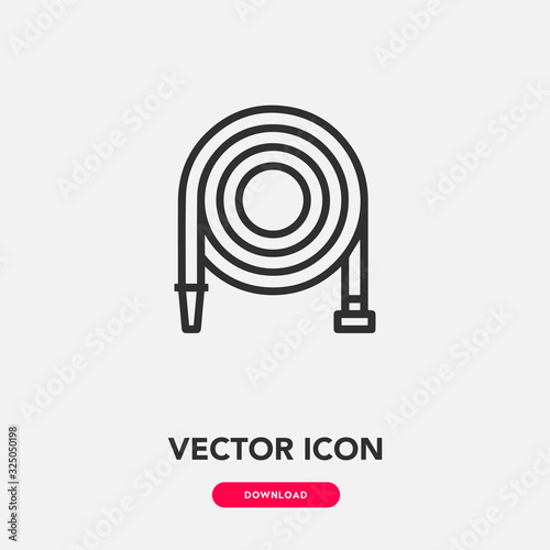 hose icon vector sign symbol