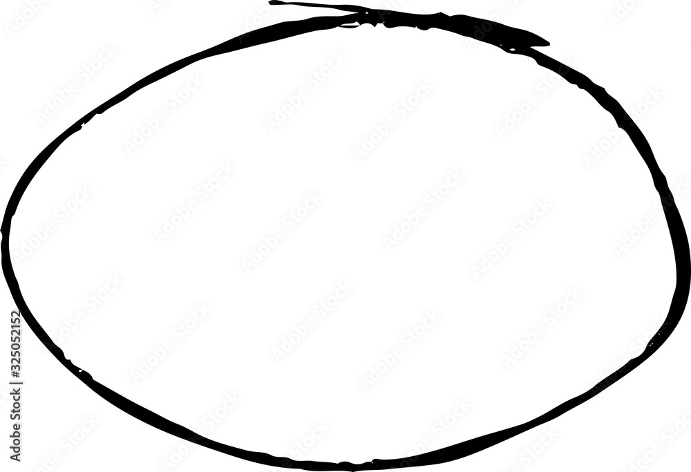 Variations of thin circles for handwritten scoring Variations of thin circles for handwritten scoring