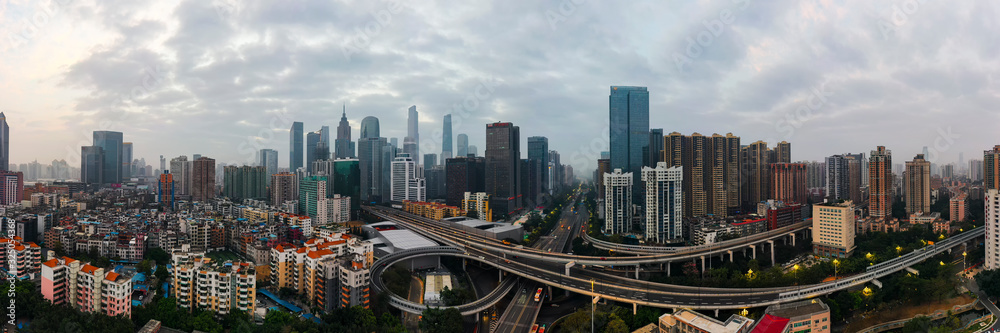 Fototapeta premium Guangzhou city skyline, China