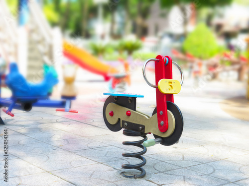childrens playground in the park