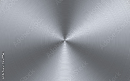 Brushed textured of the steel or metal spiral background.