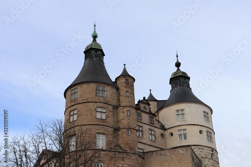 Château des ducs de Wurtemberg à Montbéliard construit au 13 ème siècle - ville de Montbéliard - Département du Doubs - Région Franche Comté - France - Vue de l'extérieur