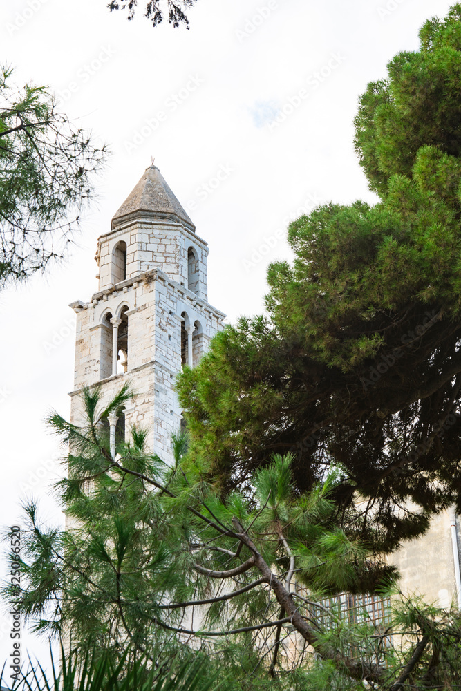 tower of San Domenico Church in Trani, Italy
