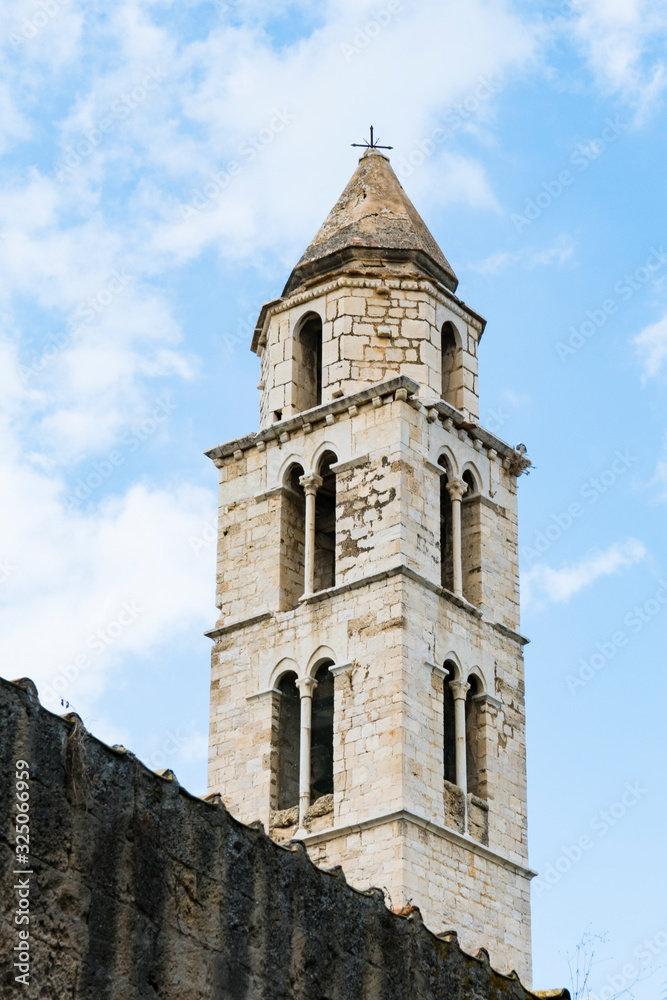 tower of San Domenico Church in Trani, Italy