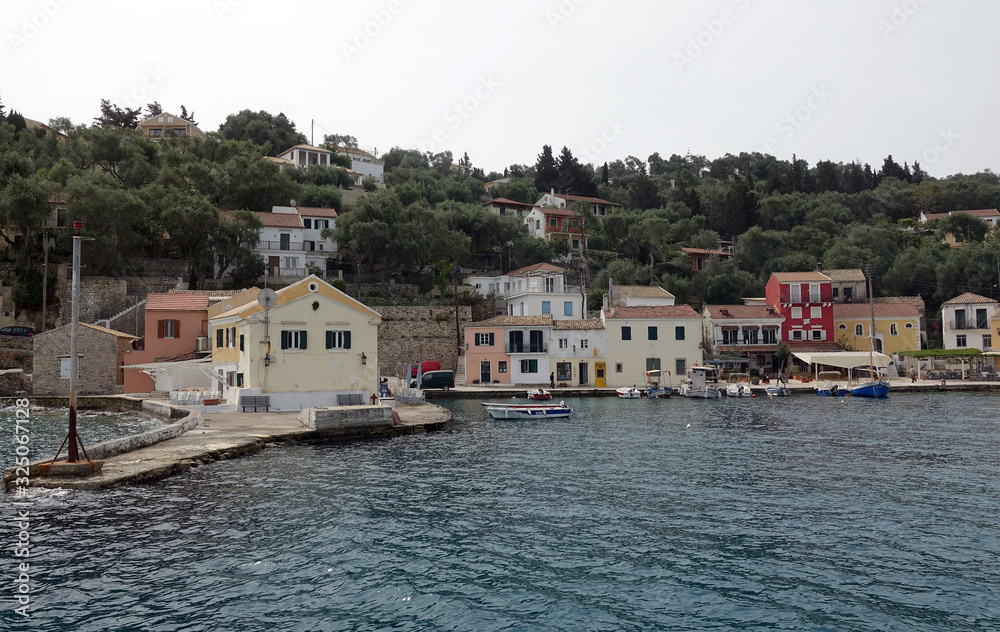 Fototapeta premium Longos auf Paxos
