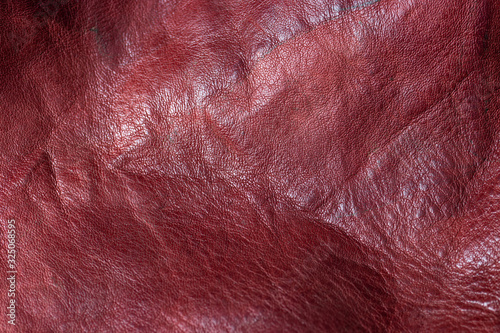 Photos luxury red leather background closeup