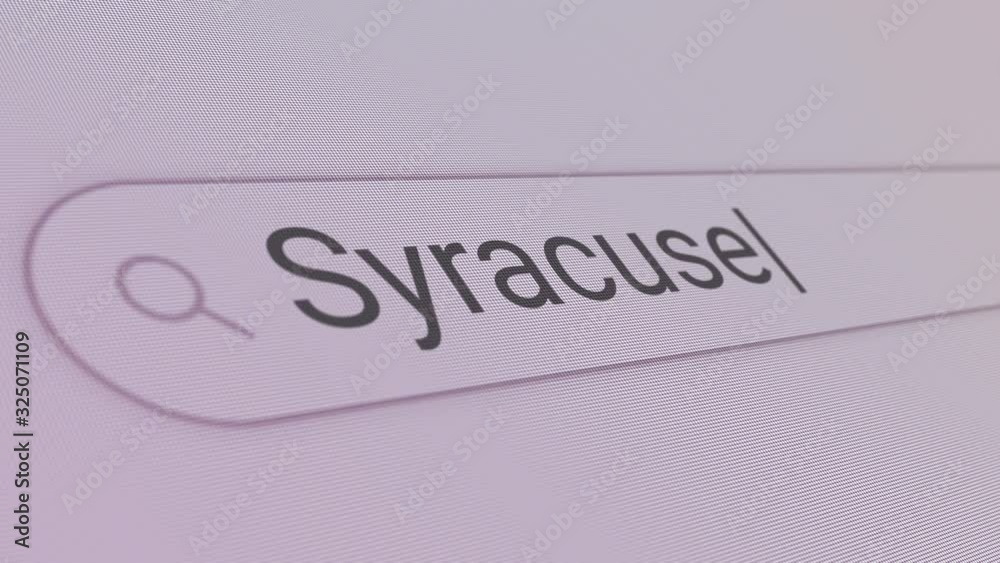 Syracuse Search Bar Close Up Single Line Typing Text Box Layout Web Database Browser Engine Concept Syracuse Search Bar Close Up Single Line Typing Text Box Layout Web Database Browser Engine Concept