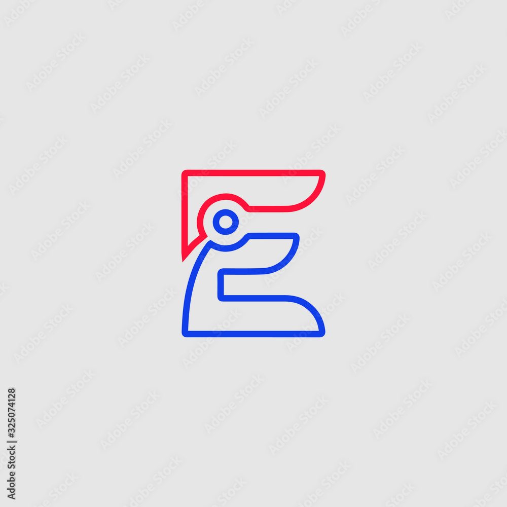 e letter logo. tech logo. e letter logo. tech logo.