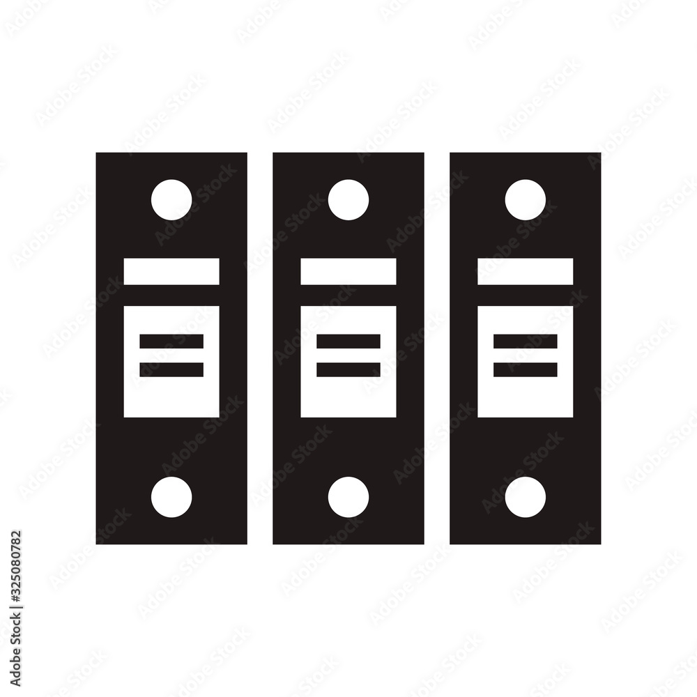 Binder icon in trendy flat style design. Vector graphic illustration. Suitable for website design, logo, app, and ui. EPS 10. Binder icon in trendy flat style design. Vector graphic illustration. Suitable for website design, logo, app, and ui. EPS 10.