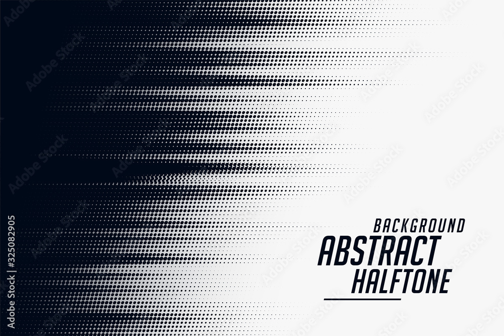 black and white halftone speed pattern background