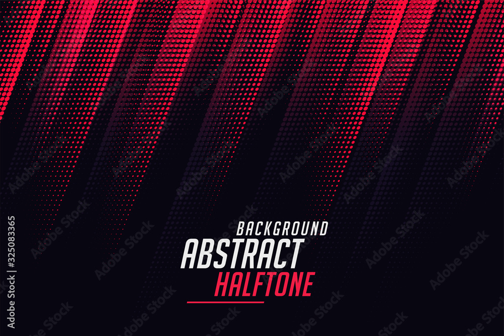 diagonal abstract halftone lines in red and black color Stock Vector ...
