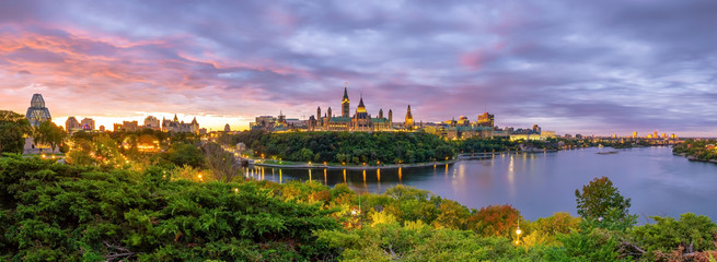 Papier peint photo Canada Parliament Hill in Ottawa, Ontario, Canada  © f11photo