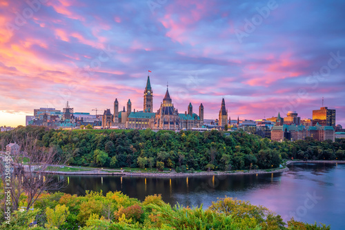 Parliament Hill in Ottawa, Ontario, Canada photo