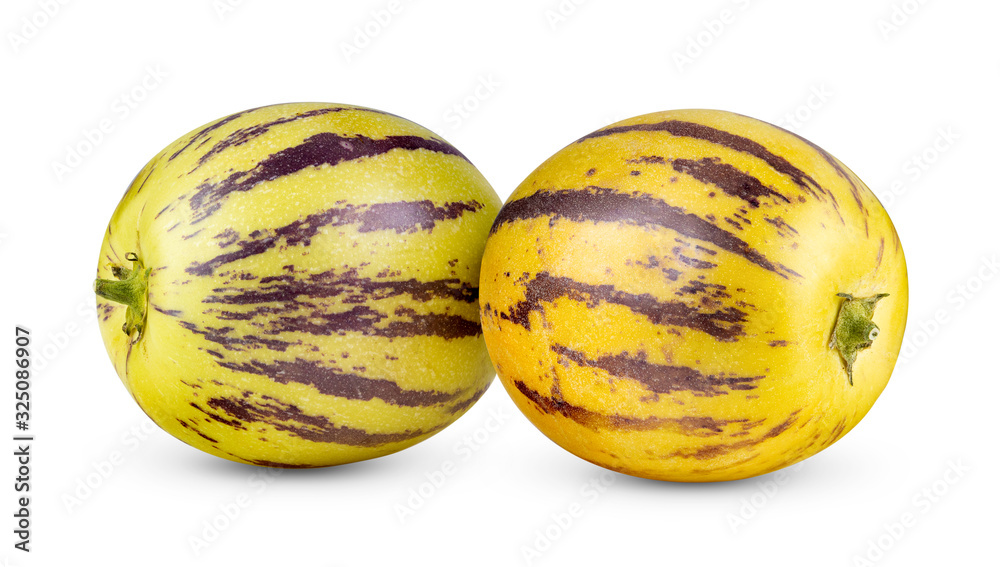 pepino melons isolated on a white background