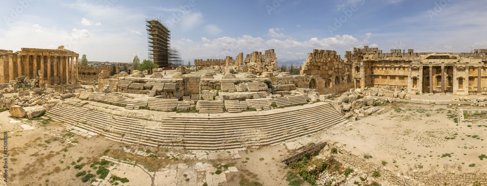 Baalbek, Lebanon - place of two of the largest and grandest Roman temple ruins, the Unesco World Heritage Site of Baalbek is one the main attractions of Lebanon