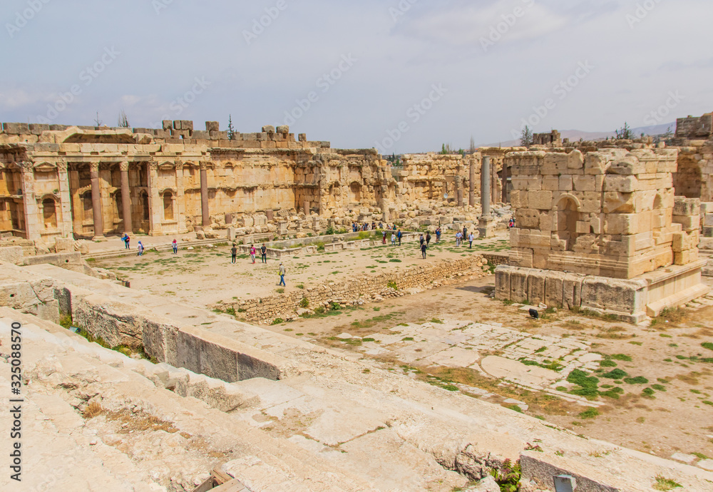 Baalbek, Lebanon - place of two of the largest and grandest Roman temple ruins, the Unesco World Heritage Site of Baalbek is one the main attractions of Lebanon Baalbek, Lebanon - place of two of the largest and grandest Roman temple ruins, the Unesco World Heritage Site of Baalbek is one the main attractions of Lebanon