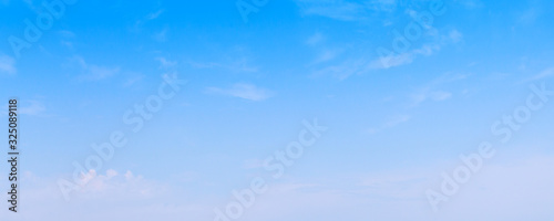 Blue sky with small clouds at daytime