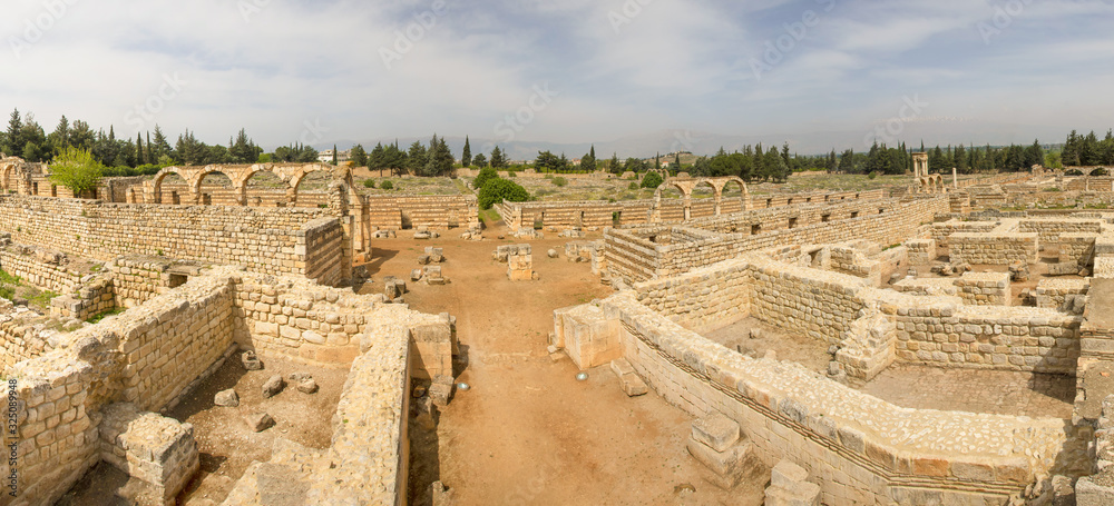 Anjar, Lebanon - at the border with Syria and almost entirely inhabited by Armenians, the village of Anjar is famous for its Umayyad Caliphate ruins, a Unesco World Heritage Site 