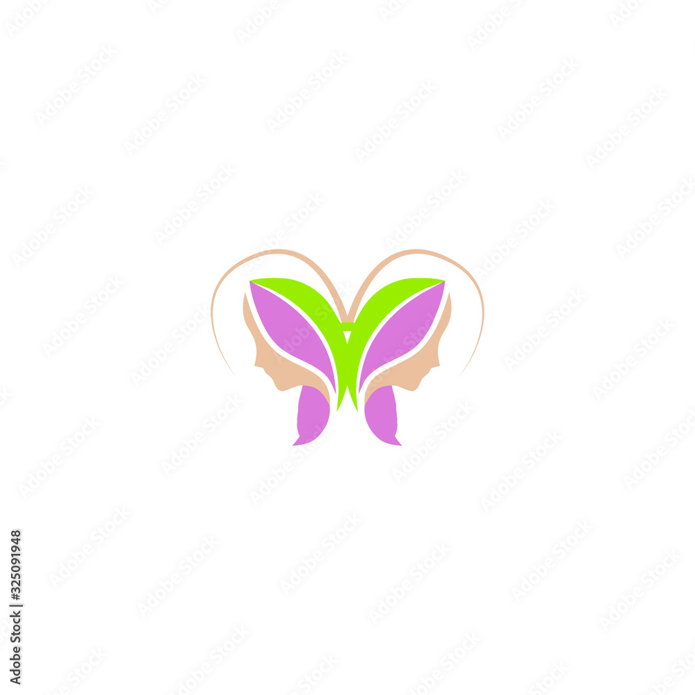BUTTER FLY WOMEN LOGO. BUTTER FLY WOMEN LOGO.