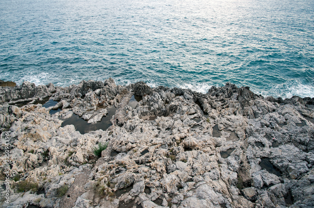 An amazing rock spike along the coastline. Marina di Camerota, Italy An amazing rock spike along the coastline. Marina di Camerota, Italy
