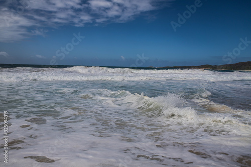 waves on the beach