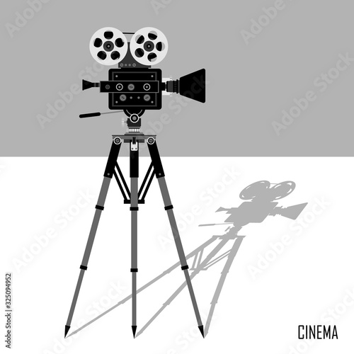 Movie Film Camera Icon Cinema Production Element