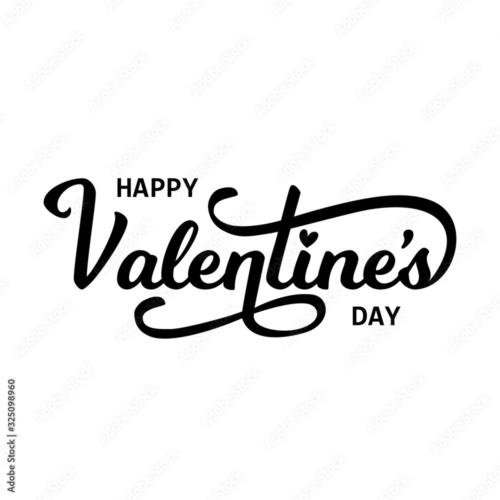 Happy Valentine s Day Card with Text and Hearts Happy Valentine s Day Card with Text and Hearts