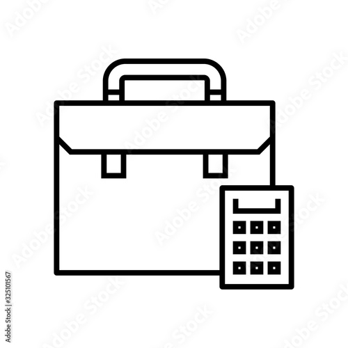 фотографія Cese supplies line icon, concept sign, outline vector illustration, linear symbol