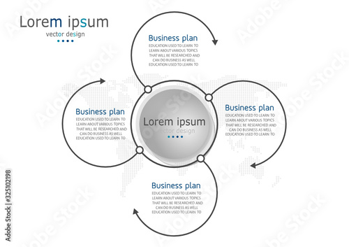 vector illustration Can be used for process, presentations, layout, banner,info graph 
