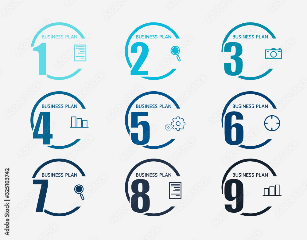 vector illustration Can be used for process, presentations, layout, banner,info graph There are 1-9 steps or layers. vector illustration Can be used for process, presentations, layout, banner,info graph There are 1-9 steps or layers.