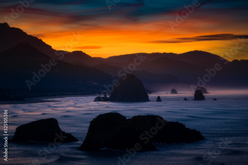 Golden Sunrise on the Oregon Coast