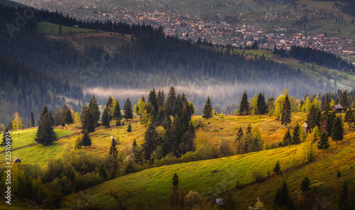 autumn landscape in the mountains © IoanBalasanu