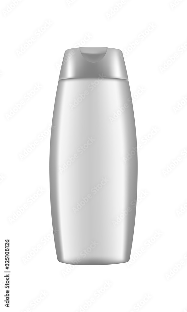 Realistic shampoo blank bottle for packaging design Realistic shampoo blank bottle for packaging design